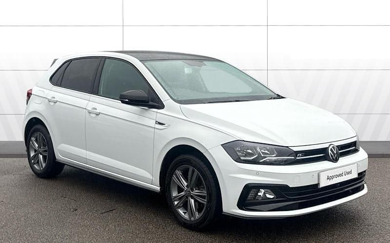 Used VW Polo R-line 110 HP (80 kW) 2021 White Hatchback