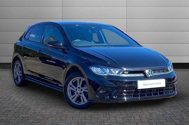 Used VW Polo R-line 95 HP (69 kW) 2022 Black Hatchback