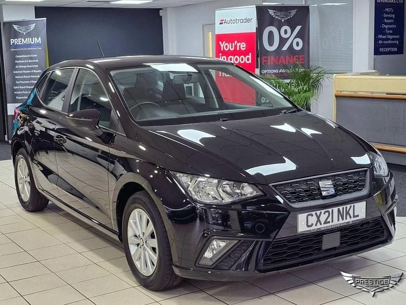 Black Used 2021 Seat Ibiza SE Hatchback | £11,800 (Good price) - Image 1/4