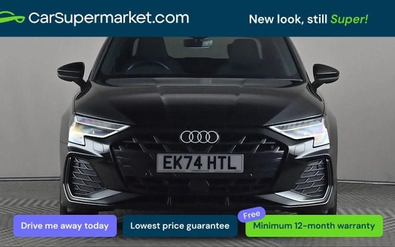 Used Audi A3 S-Line 150 HP (110 kW) 2024 Black Sedan