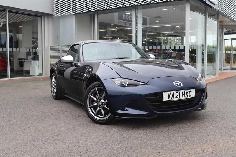 Blue Used 2021 Mazda MX5 Inclusive Cabriolet | £19,446 (Fair price) - Image 1/4