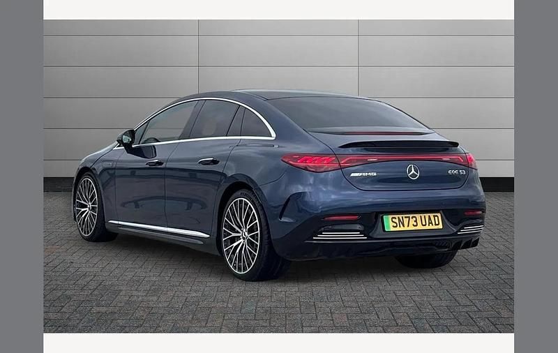 Used Mercedes EQE AMG 53 459 kW (625 HP) 2023 Sodalite blue Sedan