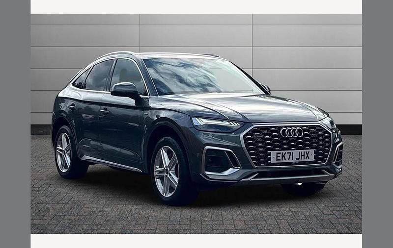 Grey Used 2021 Audi Q5 Sportback S-Line SUV | £27,650 (Fair price) - Image 1/4