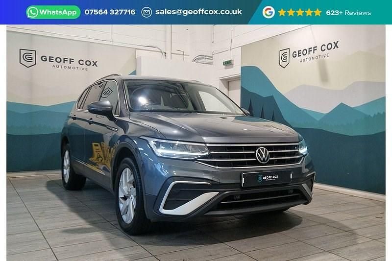 Grey Used 2021 VW Tiguan Allspace Life SUV | £23,495 (Fair price) - Image 1/3