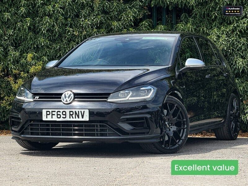 Black Used 2020 VW Golf VII R Hatchback | £21,495 (Fair price) - Image 1/4