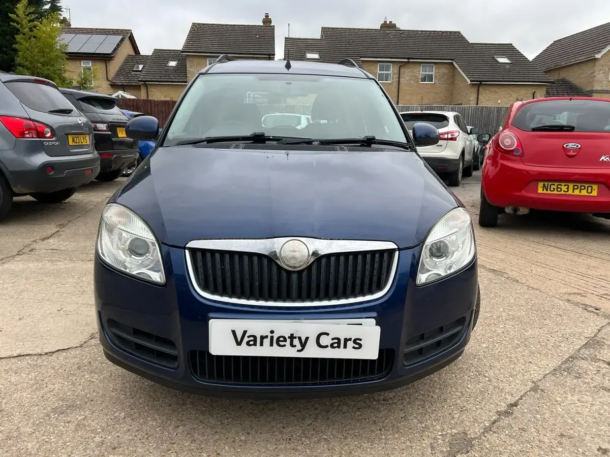 Used Skoda Roomster 105 HP (77 kW) 2008 Blue MPV