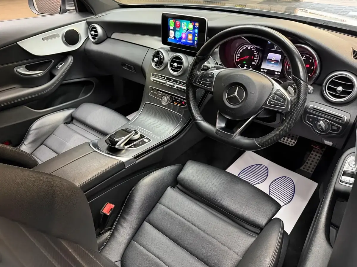 Used Mercedes C220 AMG line 2017 Grey Coupe
