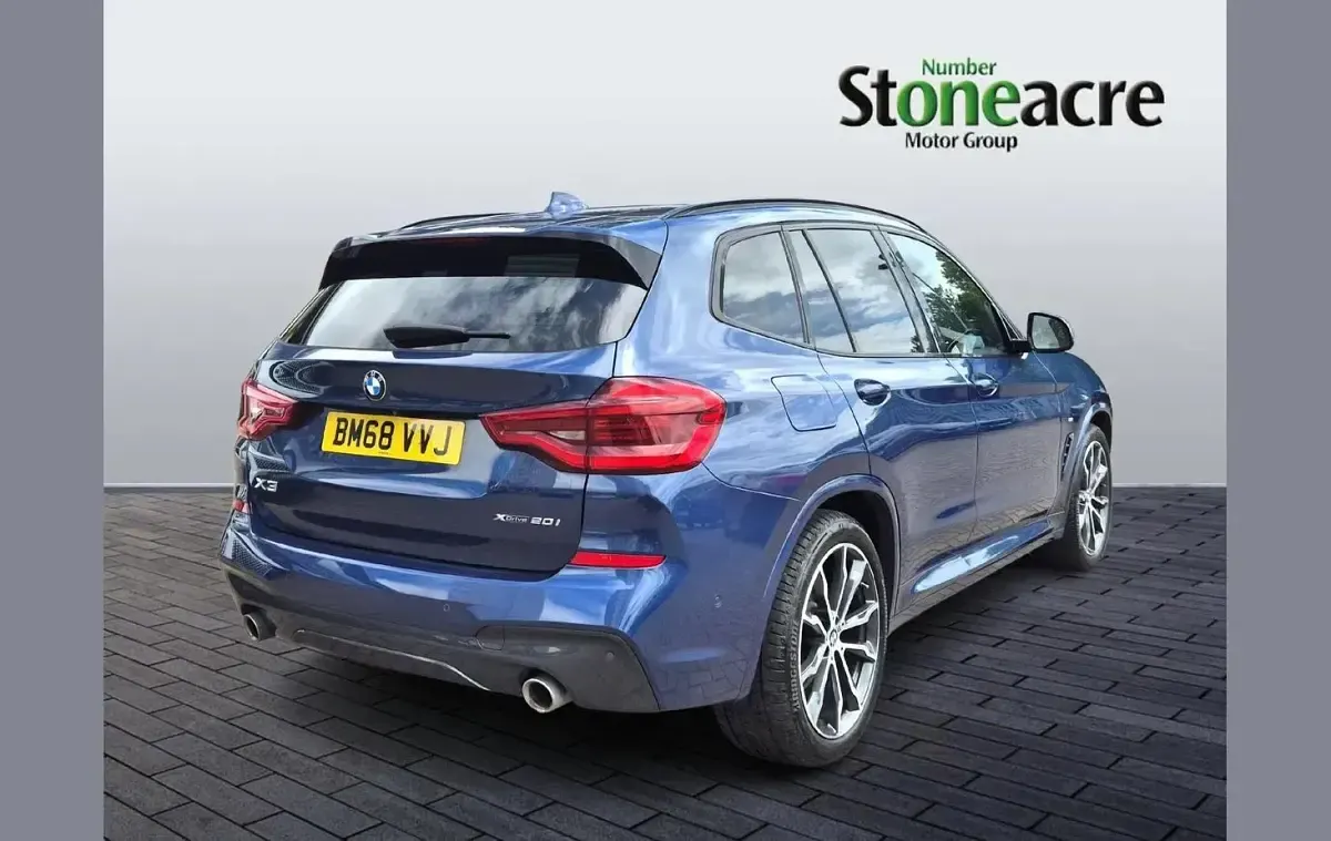 Used BMW X3 M Sport 184 HP (135 kW) 2019 Blue SUV