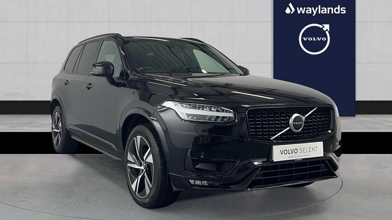 Black Used 2022 Volvo XC90 R-Design SUV | £39,490 (Fair price) - Image 1/4