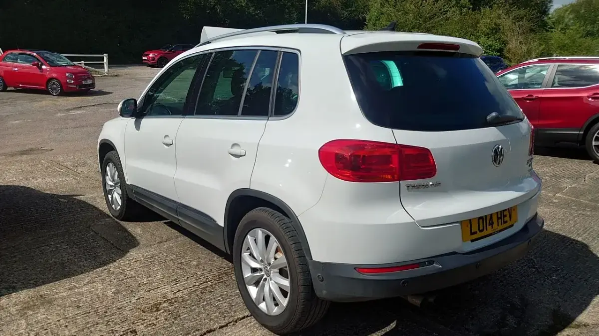 Used VW Tiguan Match 138 HP (101 kW) 2014 White SUV