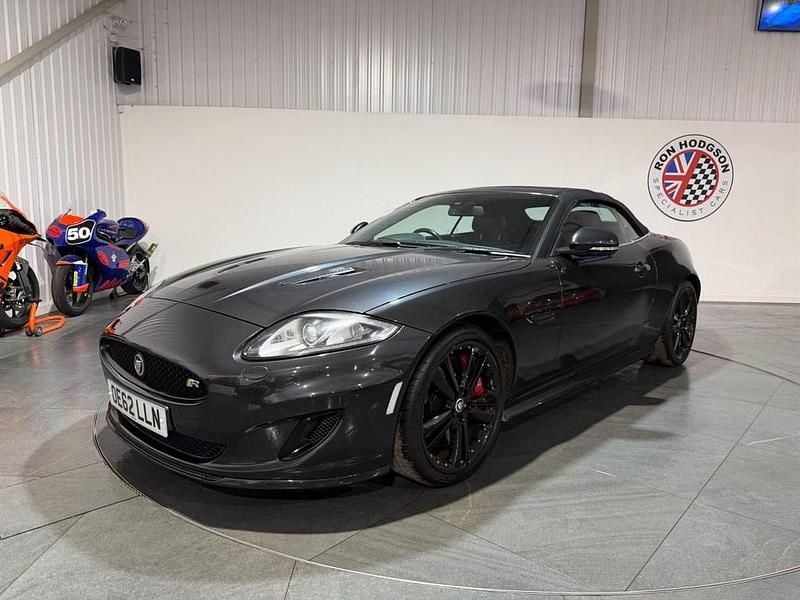 Used Jaguar XKR 510 HP (375 kW) 2012 Stratus grey Cabriolet