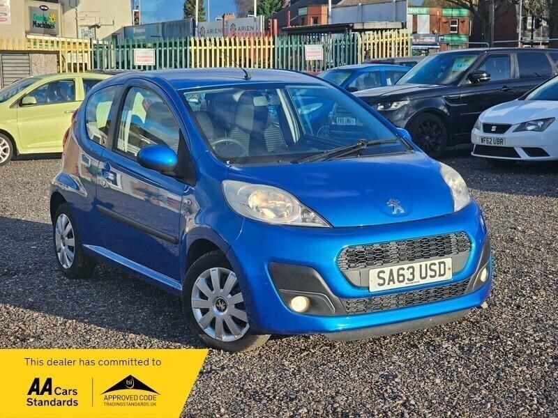 Blue Used 2013 Peugeot 107 Active Hatchback | £3,990 (Fair price) - Image 1/4