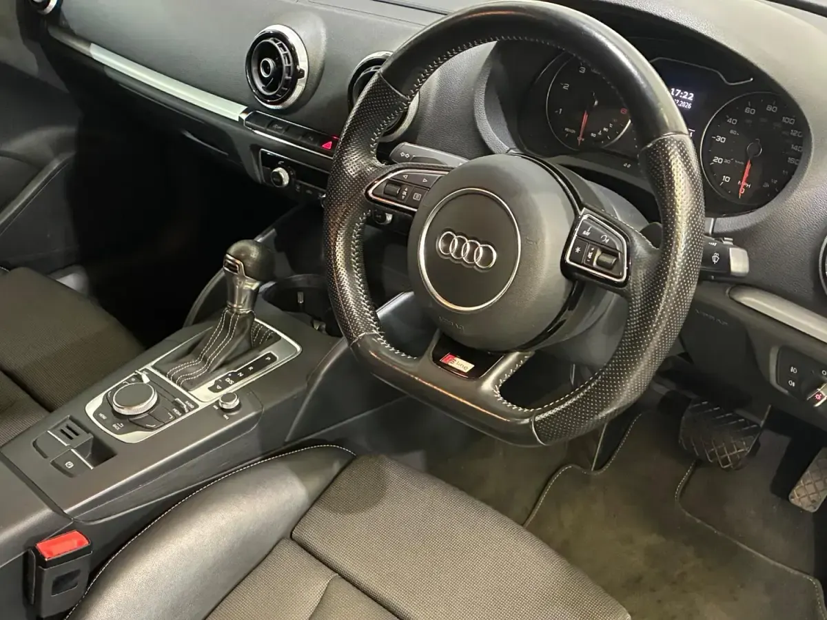 Used Audi A3 S-Line 110 HP (80 kW) 2016 Grey Sedan