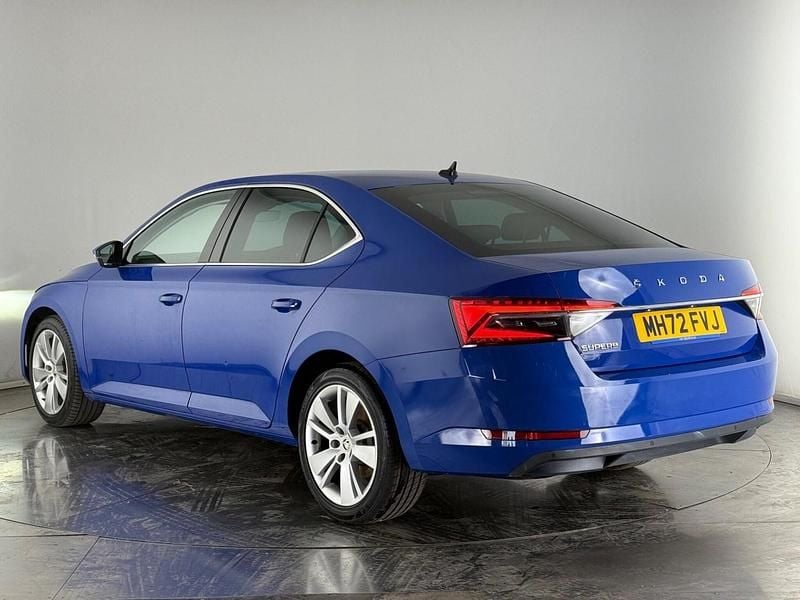 Used Skoda Superb SE L 150 HP (110 kW) 2023 Blue Hatchback