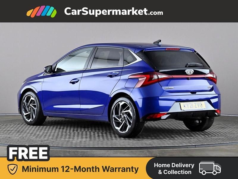 Used Hyundai i20 Premium 100 HP (73 kW) 2021 Blue Hatchback