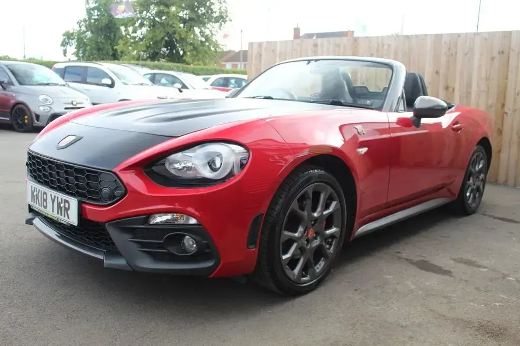Used Abarth 124 Spider 170 HP (125 kW) 2018 Red Cabriolet