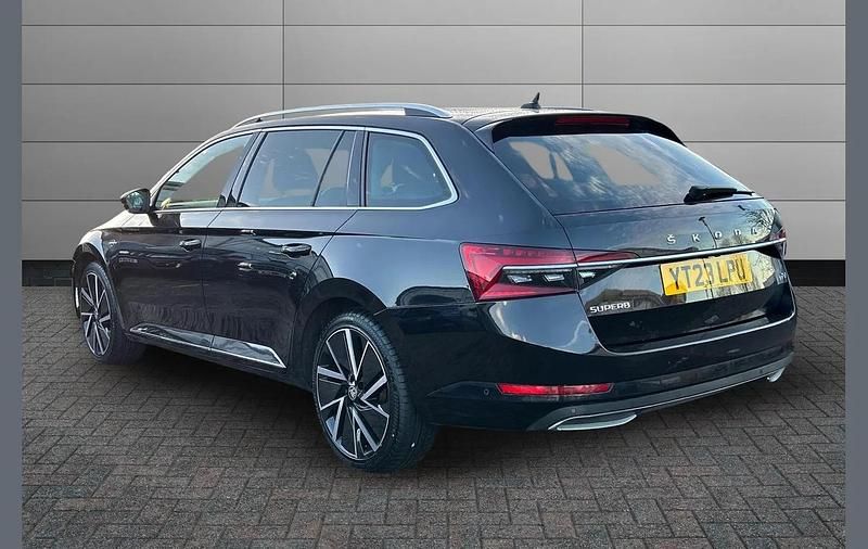 Used Skoda Superb 214 HP (157 kW) 2023 Black Estate