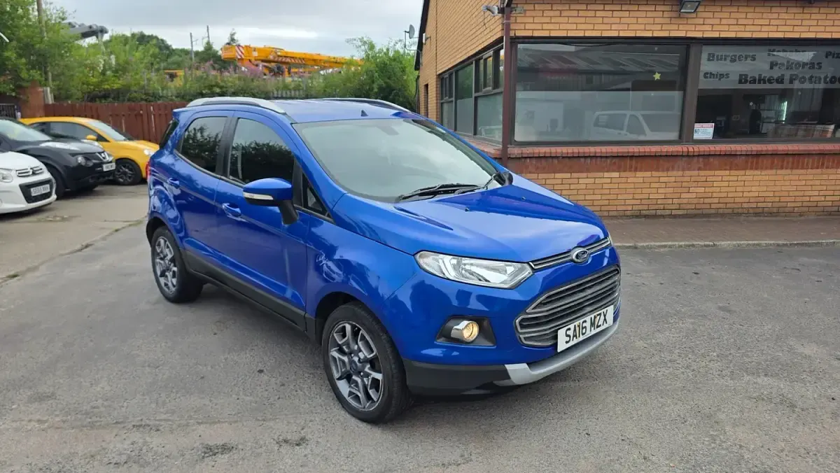 Used Ford Ecosport Titanium 95 HP (69 kW) 2016 Blue SUV
