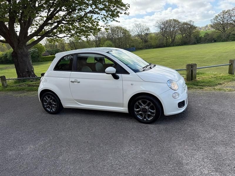 Used Fiat 500 S 69 HP (50 kW) 2014 White Hatchback