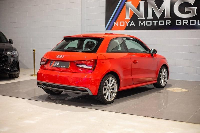 Used Audi A1 S-Line 116 HP (85 kW) 2017 Red Hatchback
