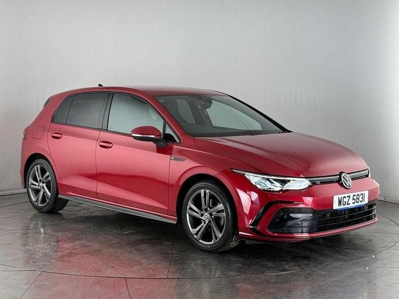 Red Used 2022 VW Golf VIII R-line Hatchback | £17,800 (Good price) - Image 1/3