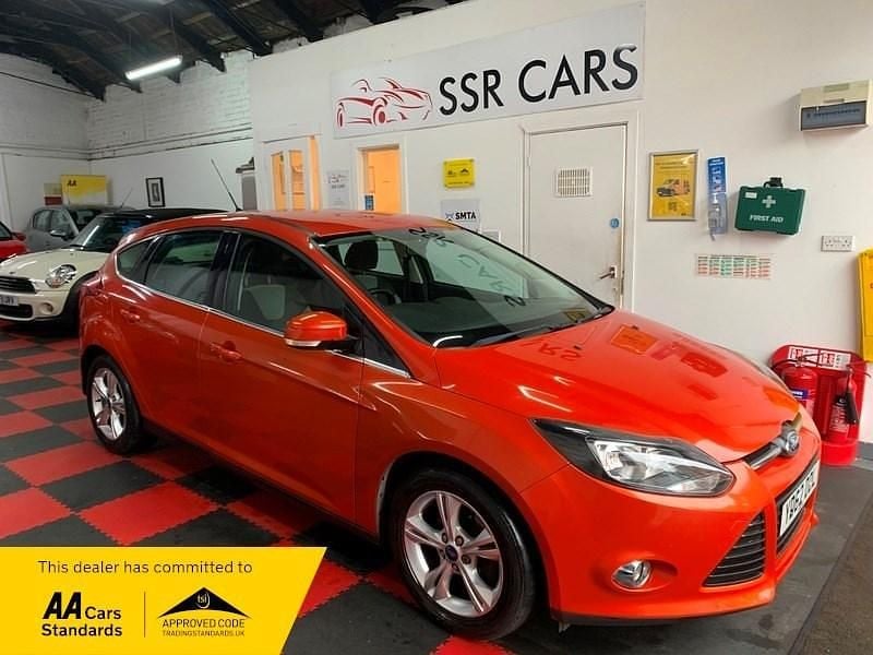 Red Used 2012 Ford Focus Zetec Hatchback | £3,990 (Good price) - Image 1/4