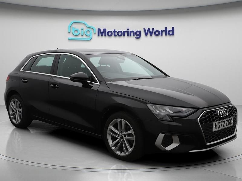 Black Used 2023 Audi A3 Sport Hatchback | £17,700 (Good price) - Image 1/4