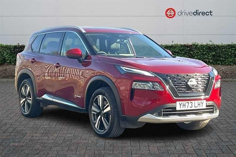 Red Used 2023 Nissan X-Trail Tekna SUV | £27,539 (Fair price) - Image 1/4