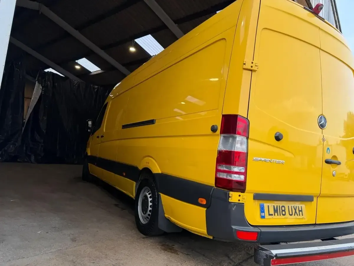 Used Mercedes Sprinter 2018 Yellow Van