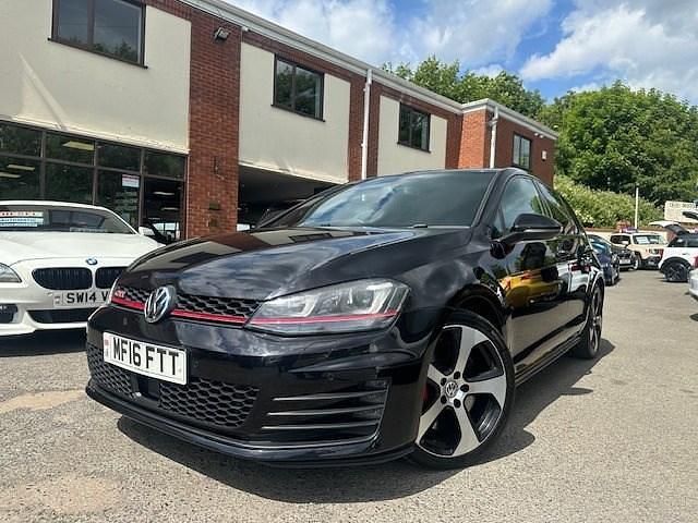 Black Used 2016 VW Golf VII GTI Hatchback | £11,988 (Good price) - Image 1/4