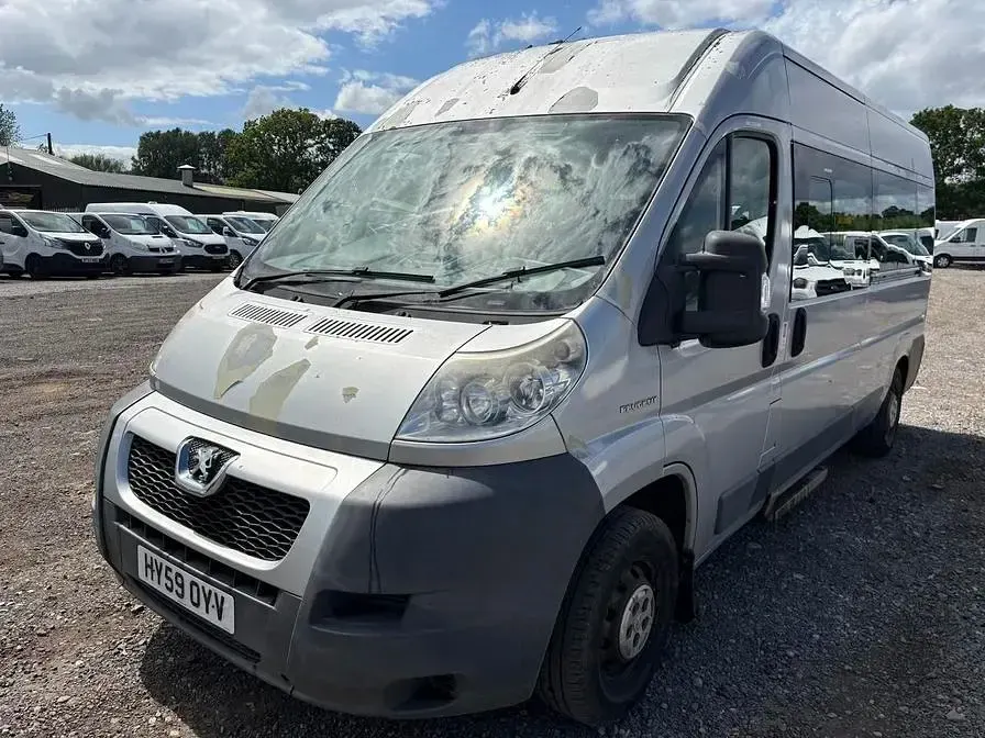 Used Peugeot Boxer 120 HP (88 kW) 2009 Silver Van