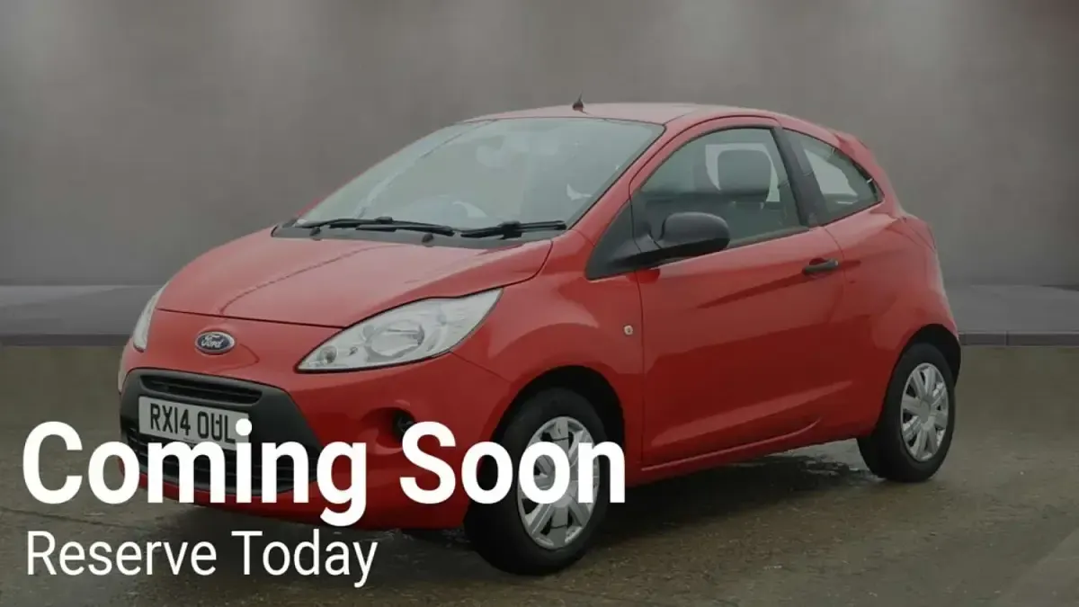 Used Ford Ka Studio 69 HP (50 kW) 2014 Red Hatchback