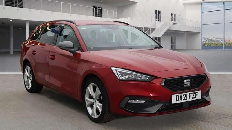 Red Used 2021 Seat Leon FR Estate | £10,000 (Good price) - Image 1/4