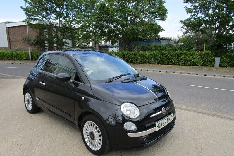 Black Used 2012 Fiat 500 Lounge Hatchback | £2,995 (Fair price) - Image 1/1