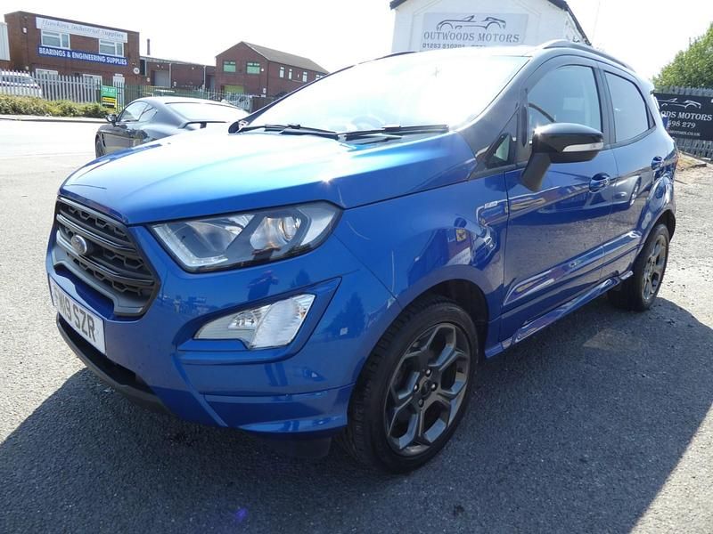 Blue Used 2019 Ford Ecosport ST-Line SUV | £8,490 (Good price) - Image 1/4