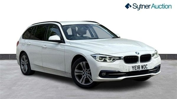 White Used 2018 BMW 320 Sport Line Estate | £9,999 (Super price) - Image 1/1