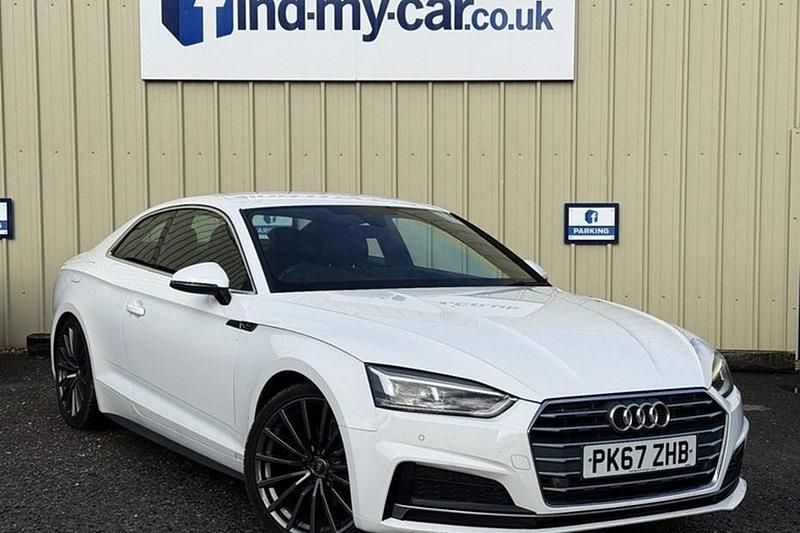 Used Audi A5 S-Line 190 HP (139 kW) 2017 White Coupe