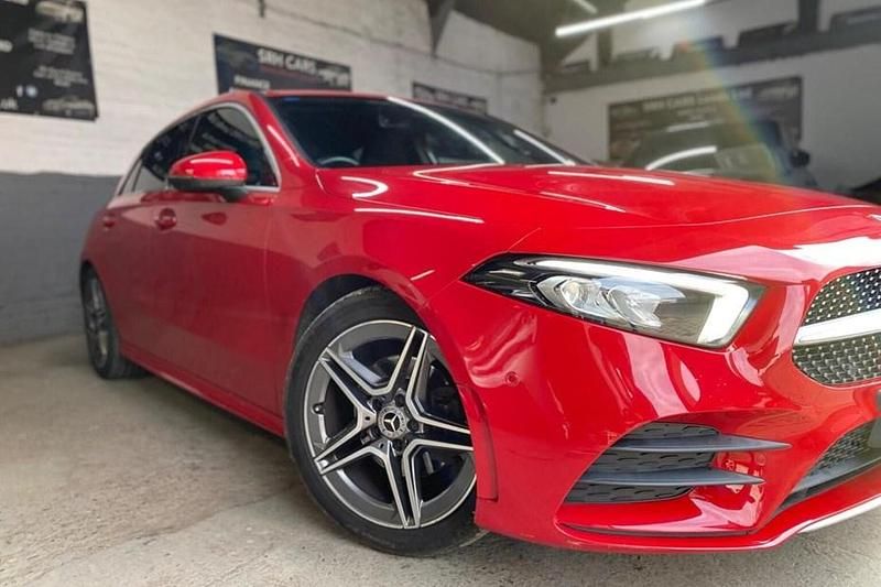 Red Used 2019 Mercedes A200 AMG line Hatchback | £14,799 (Fair price) - Image 1/1