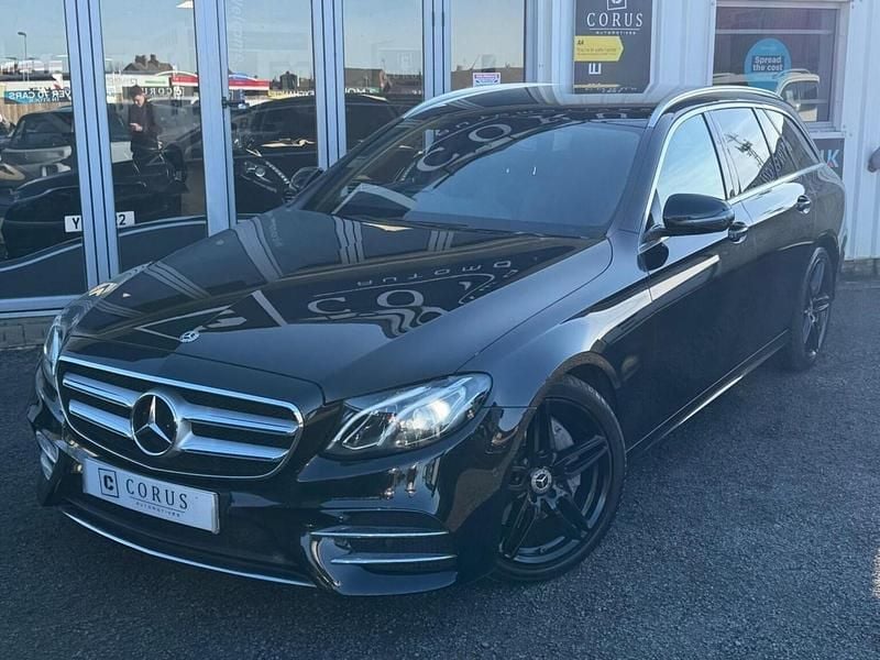 Used Mercedes E220 AMG line 2018 Black Estate