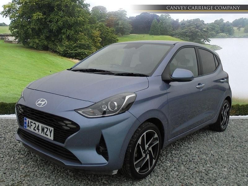 Used Hyundai i10 Premium 2024 Blue Hatchback