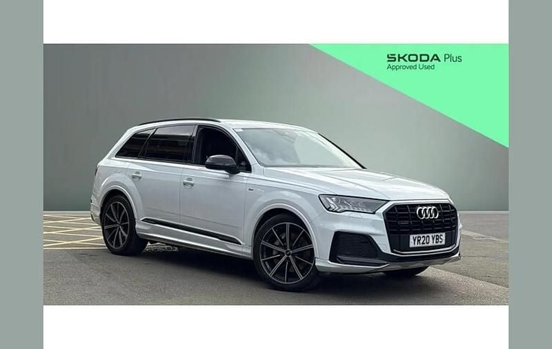 Used Audi Q7 Black Edition 286 HP (210 kW) 2020 White SUV