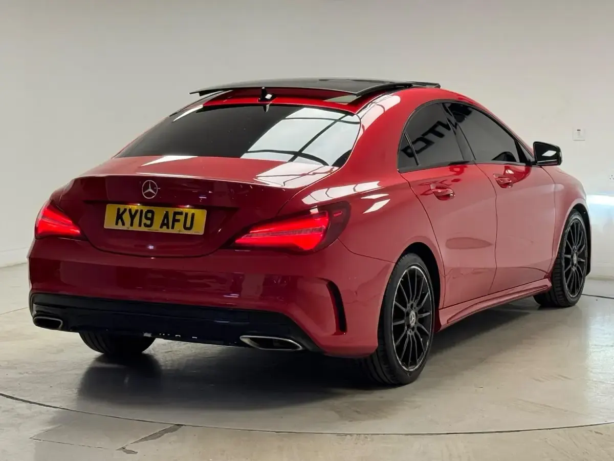 Used Mercedes CLA200 AMG line 2019 Red Coupe