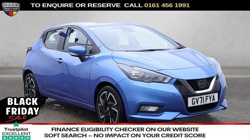 Blue Used 2022 Nissan Micra Acenta Hatchback | £10,970 (Good price) - Image 1/4