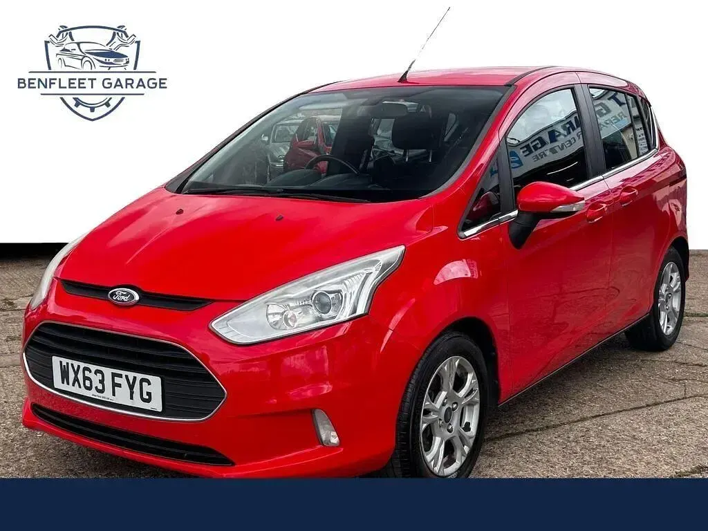Used Ford B-MAX Zetec 100 HP (73 kW) 2013 Red MPV