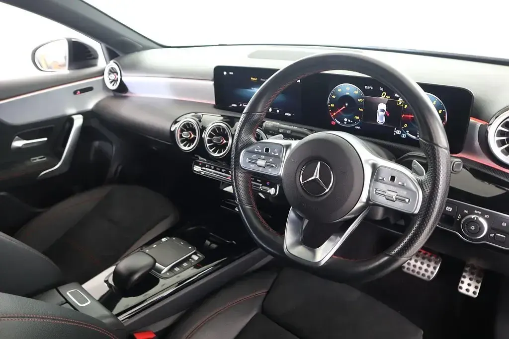 Used Mercedes A180 AMG line 2023 White Hatchback