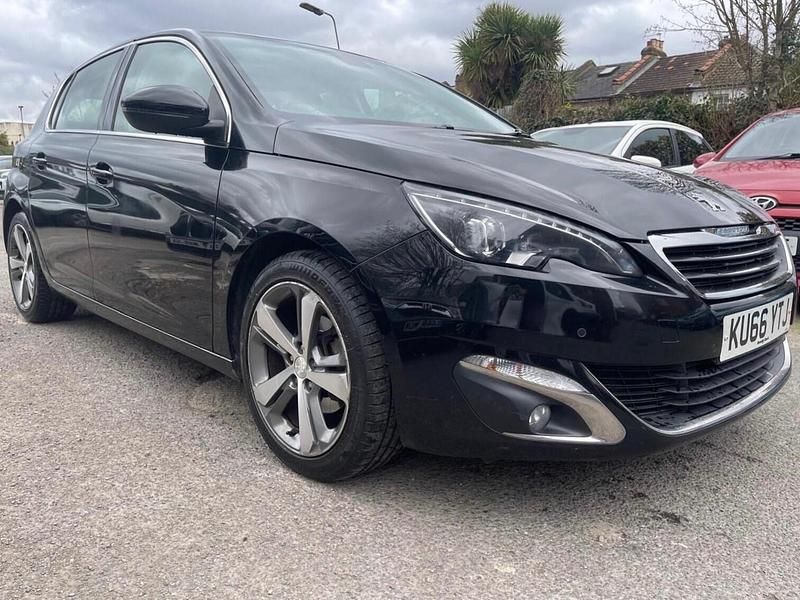 Used Peugeot 308 Allure 130 HP (95 kW) 2016 Black Hatchback