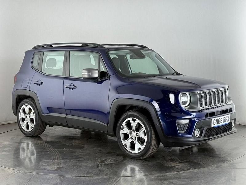 Blue Used 2018 Jeep Renegade Limited SUV | £10,300 (Fair price) - Image 1/3