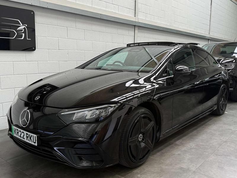 Used Mercedes EQE350 AMG Line Premium 214 kW (292 HP) 2022 Black Sedan