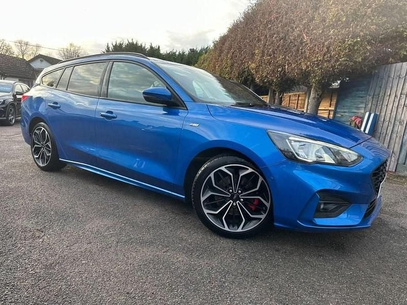 Blue Used 2019 Ford Focus ST-Line X Estate | £9,000 (Good price) - Image 1/4