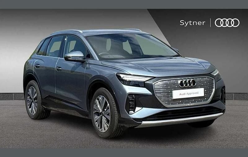Blue Used 2025 Audi Q4 e-tron Sport SUV | £34,500 - Image 1/4